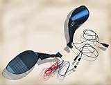 GSI Super Quality Pair Of Motorcycle Rear View Mirrors With Built In MP3 Player, FM Radio, Speakers And Amplifier - USB Port, AUX Input, Remote Control And LED Display - Weather Resistant For Outdoor Music