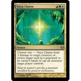 Magic the Gathering Shards of Alara - Naya Charm Holographic Uncommon Foil Card F180/249