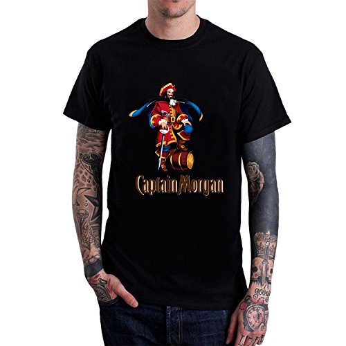 Men's Captain Morgan tshirts Black cool