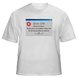 Error: 079 Mouse not found - Mouse driver not installed. Please click the left mouse button to continue. Youth T-Shirt (for Kids) ASH GREY LARGE