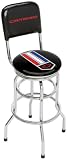 Camaro Emblem Double Ring and Chrome Seat Ring Barstool