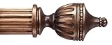 IMAGE OF Napoli Antique Gold Curtain Rod Set
