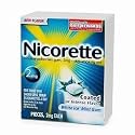Nicorette Nicotine Polacrilex Gum, 2 mg, White Ice, 100-Count Box
