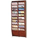 Wooden Mallet MR48-20MH Magazine Rack