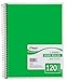 Mead Spiral Notebook, 3 Subject, Wide Ruled Paper, 120 Sheets, 10-1/2