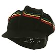 New Rasta Cool Running Hat-Black RGY W27S21E