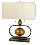 22" Antique Bronze Steel Table Lamp
