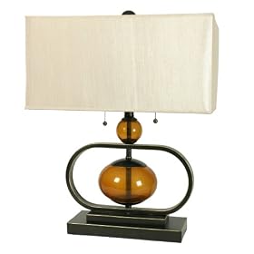 22 Antique Bronze Steel Table Lamp by Degray