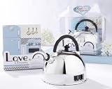 Love is Brewing Teapot Timer in Classic Retro Gift Package (Set of 96) - Baby Shower Gifts & Wedding
