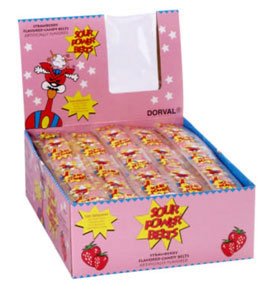 Sour Power Belts Strawberry (150 Ct)