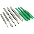8 Pc Crafts Sewing Stamps Fishing Tweezer Set Cheap