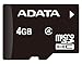 ADATA 4GB microSDHC Class 4 Memory Card with Adaptor (AUSDH4GCL4-RA1)