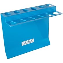 Bel-Art Scienceware 189620002 Aluminum Poxygrid Microliter Pipettor Rack for Wall Mounting, 9" Length x 3-7/8" Width x 8" Height