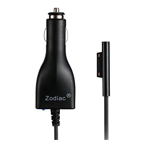 Zodiac Surface Car Charger 12V 2.58A Power Adapter 5ft Cord For Microsoft Surface Pro 3 Pro 4 i5 i7 Windows Tablet