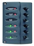 BEP CSP6-FW Water Proof Panel - 6 way w/ Fuse Holder - White
