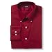 Izod Easy Care Cotton Twill Solid Dress Shirt - Button Down Collar