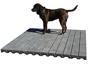 Outdoor Dog Kennels Modular Dog Kennel Flooring (4'x12') – Snap