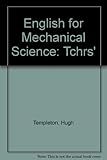 English for mechanical science