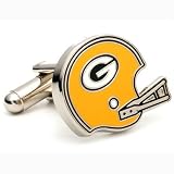 Green Bay Packers NFL "Retro" Logo'd Executive Cufflinks w/Jewelry Box