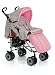 Herlag H8733-0350 – City Buggy de Luxe grau/pink