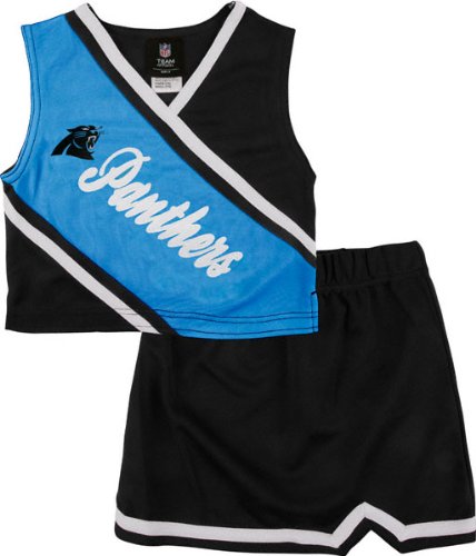 Carolina Panthers Girls 7-16 2 Piece Cheerleader Set at Amazon.com