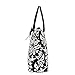 Belvah Black & White Quilted Damask Large Tote Bag
