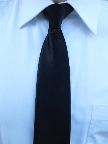 Black Clip on Tie