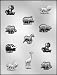 CK Products Small Zoo Animal Assortment Chocolate Mold