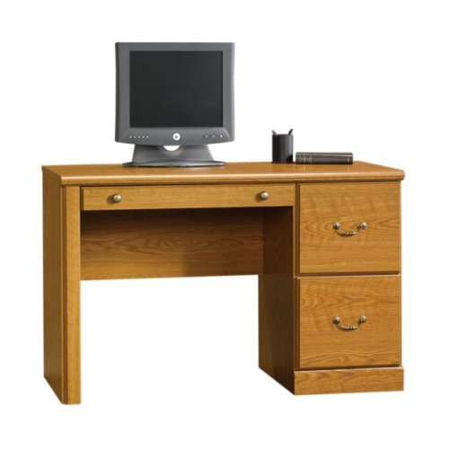 Oak Finish Computer Desk