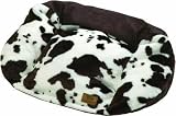 Tuckered Out Berber Bed - Cowhide Pattern - Medium (31 x 26)