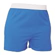 Royal Blue solid color jersey elastic waist comfortable unisex boxer boxer shorts leisure, no fly,