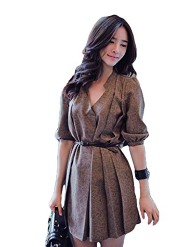 (ディーコッテ)D'Kotte プリーツ 春 秋 ワンピース 長袖 きれいめ シルエット レディース マキシ ワンピ neax005