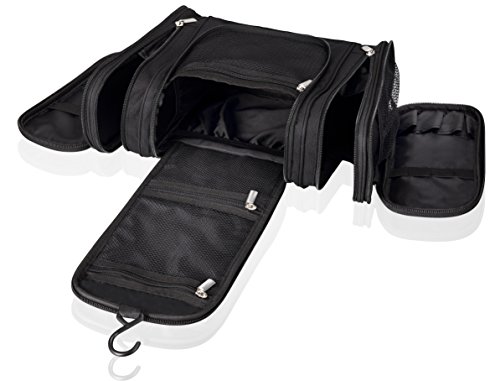 Hanging Travel Toiletry Bag Premium Large Cosmetic Makeup Organizer Mr. Sleek
