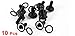 uxcell® 10 Pcs 11mm Thread Dia Rubber Toggle Switch Boot Weatherproof Cover