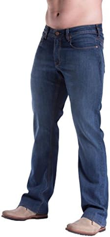 Barbell Apparel Men's Boot Cut Fit 28 Medium Wash
