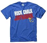 Kansas Jayhawks Royal 'Rock Chalk' Slogan T-Shirt
