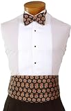 Auburn Cummerbund & Bow Tie Set - Auburn University Navy Cummerbund Set with AU Logo