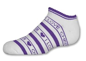IN-STOCK LOW ANKLE SOCK WITH STRIPES PURPLE ADULT