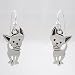 Sterling Silver Chihuahua Dog Earrings, #8921