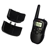 For Two dogs 100LV Remote Control Dog Training Shock & Vibration VIBRATE Collar with LCD Display & Beep For Two dogs 100LV Remote Control Dog Training Shock & Vibration VIBRATE Collar with LCD Display & Beep