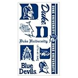 Sporting Goods : Duke Blue Devils Temporary Tattoos Set (Set of 6 Sheets)