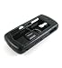 Snap-On Black Leather Wrapped Crystal Case for Rim BlackBerry 8100 Pearl PDA Smart Phone