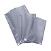 100x Premium Silver Mylar Open Top Bags (8cm x 12cm)