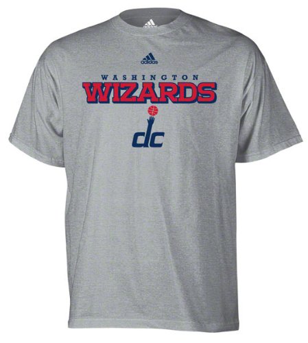 adidas Washington Wizards Ash True Court T-shirt (XX-Large)