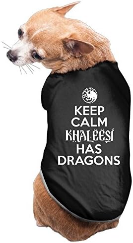 Rappy Dog's Keep Calm Khaleesi Has Dragons Logo Dog Jackets