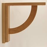 Corbel for Countertops and Shelves - Cherry Convex Model 10 - Unfinished