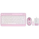  : G-Cube Wireless Keyboard and Mouse Set - Pink (GRKST-520C)
