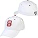 NC State Wolfpack White Fit Stretch Cap from Top of the World