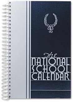 National Academic School Calendar, July-June, 8-1/2 x 5-1/2, 2014-2015