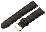 Morellato Lederarmband für Herrenuhr Larice schwarz 22 mm A01U3936A70019CR22